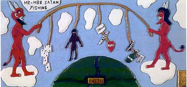 Monsieur et Madame Satan � la p�che